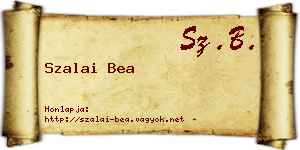 Szalai Bea névjegykártya